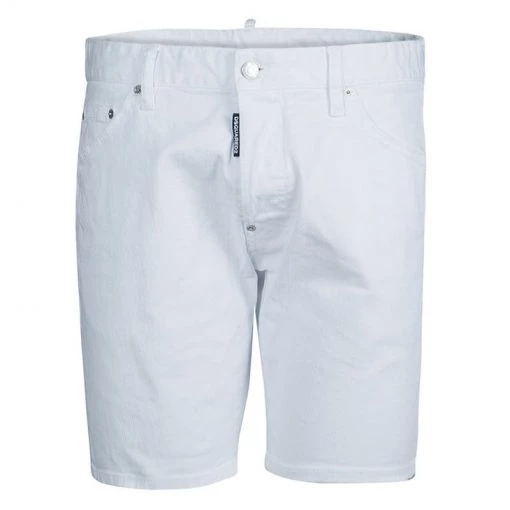 DSquared2 White Denim Bermuda Shorts L For Men 8 DSquared2 White Denim Bermuda Shorts L For Men -Cheap Dsquared2 Store luxury men dsquared2 used clothes p65869 001