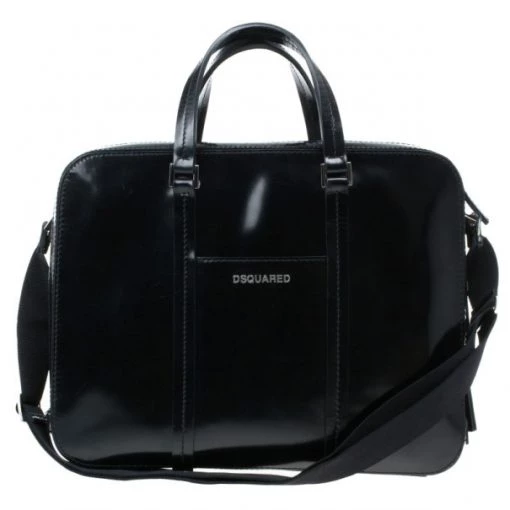 Dsquared2 Black Leather Men Travel Bag For Men 3 Dsquared2 Black Leather Men Travel Bag For Men -Cheap Dsquared2 Store luxury men dsquared2 used travel p12016 001